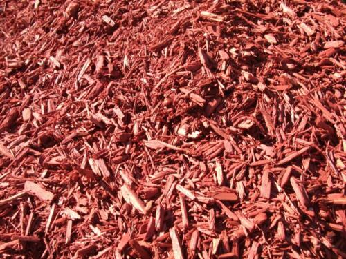 Color Enhanced Red Texas Hardwood Mulch(by Special Order only)
